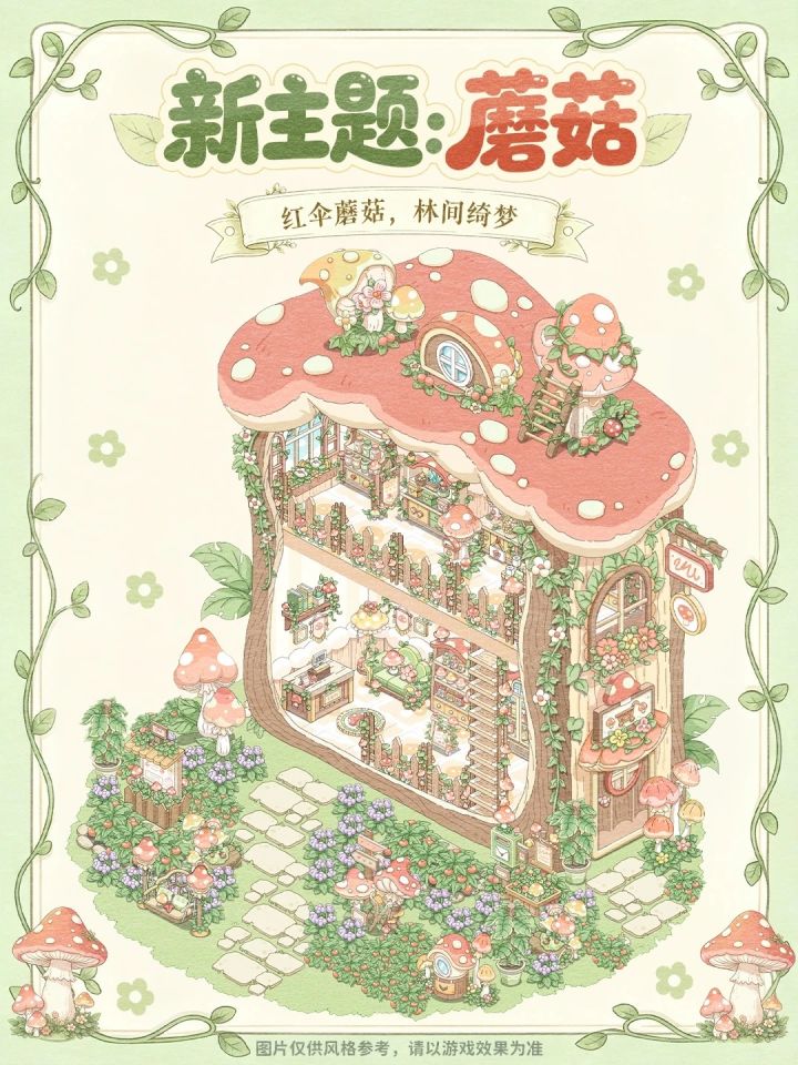 《童话师》全新蘑菇新主题即将上线截图