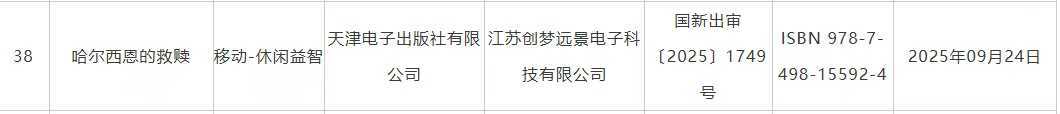 哈尔西恩的救赎之路！——「通过版号审批」 2