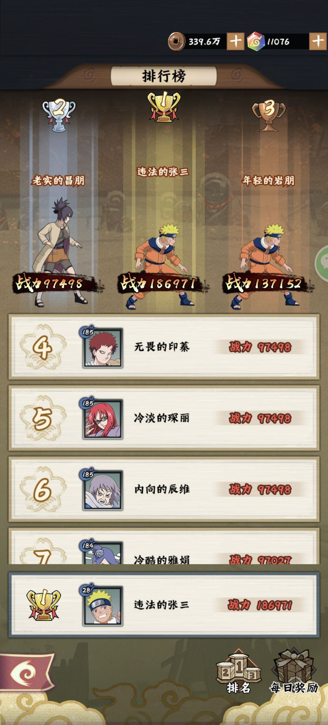 木叶高手第一天(6元党 6