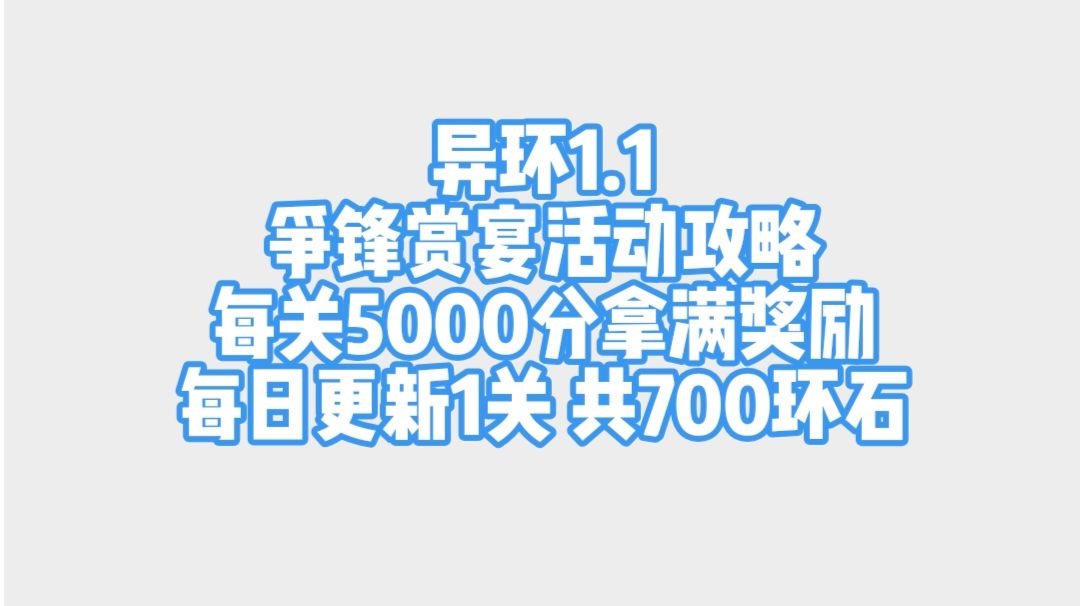 异环1.1争锋赏宴活动攻略 轻松拿满700环石21w方斯共7关已更新2关截图