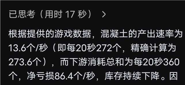 在线生产虚高截图