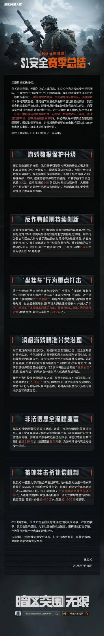 《暗区突围：无限》S1安全赛季总结