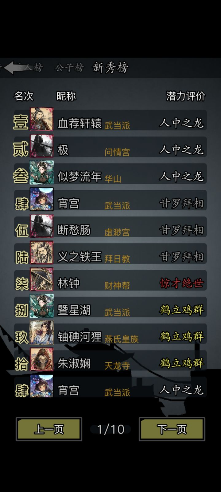 五转人龙记录截图