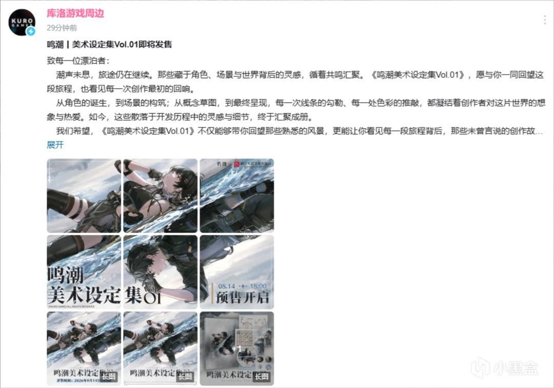 鸣潮设定集来啦!要我说废稿才是真绝活~ 2