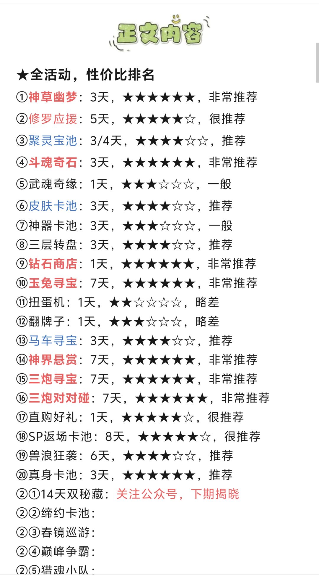 第282期外篇、全活动讲解11-20 3