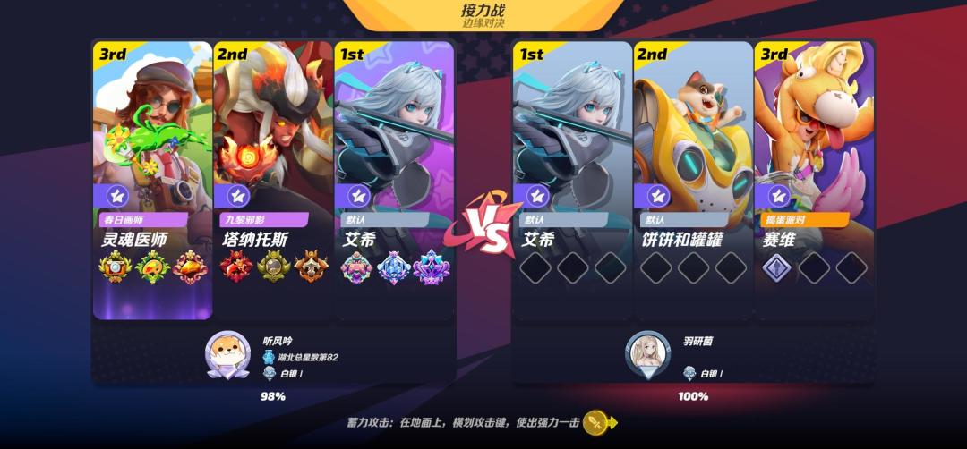 上了铂金之后不管掉到什么段位都是打接力赛吗？ 3
