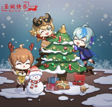 叮叮当叮叮当~铃儿响叮当~红鼻子日快乐！