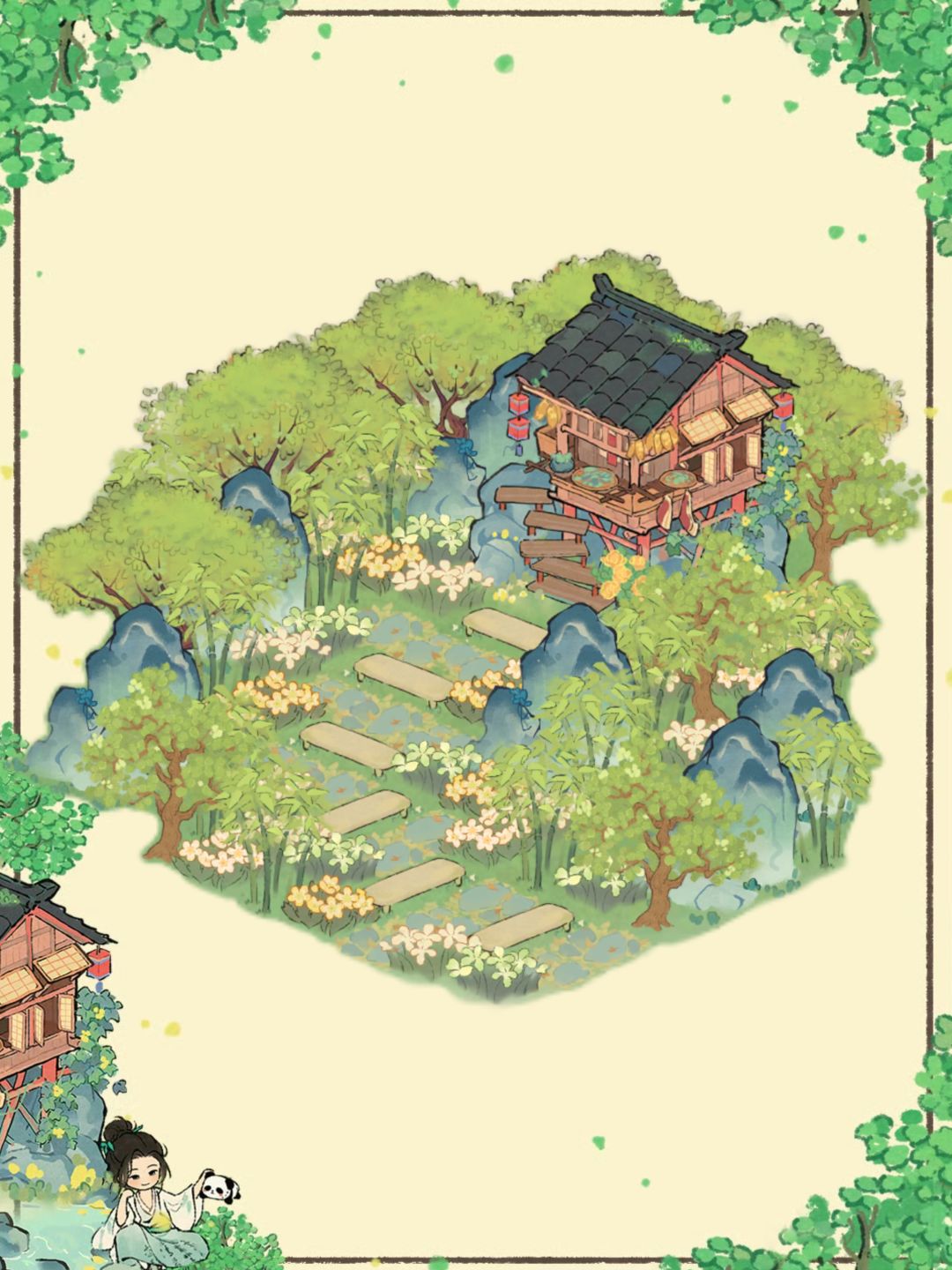 太美了!这俩能搭出一条曲径小路🍃 2