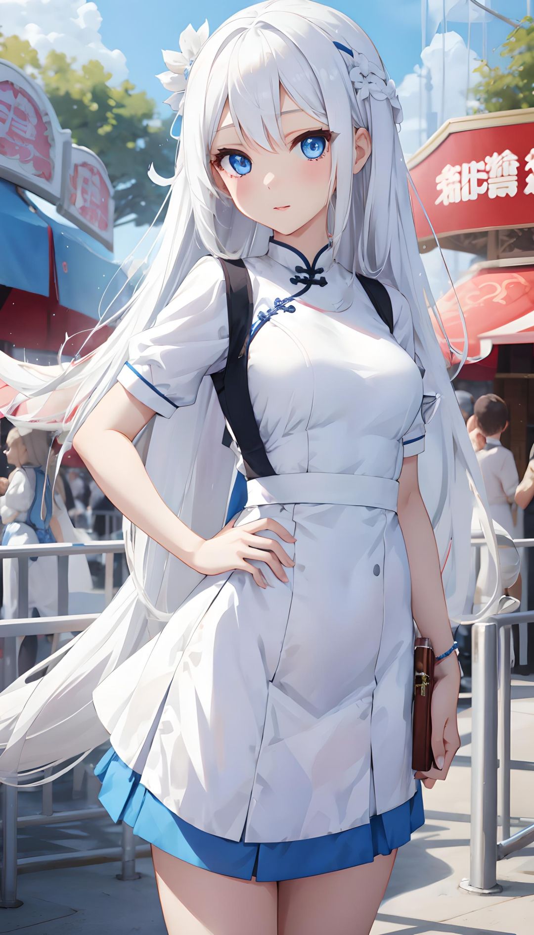 带露易丝去游乐园玩 1