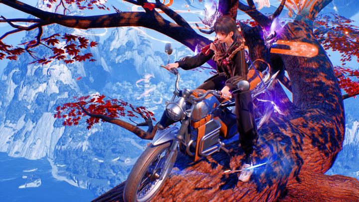 把摩托车骑到树上需要几步?截图