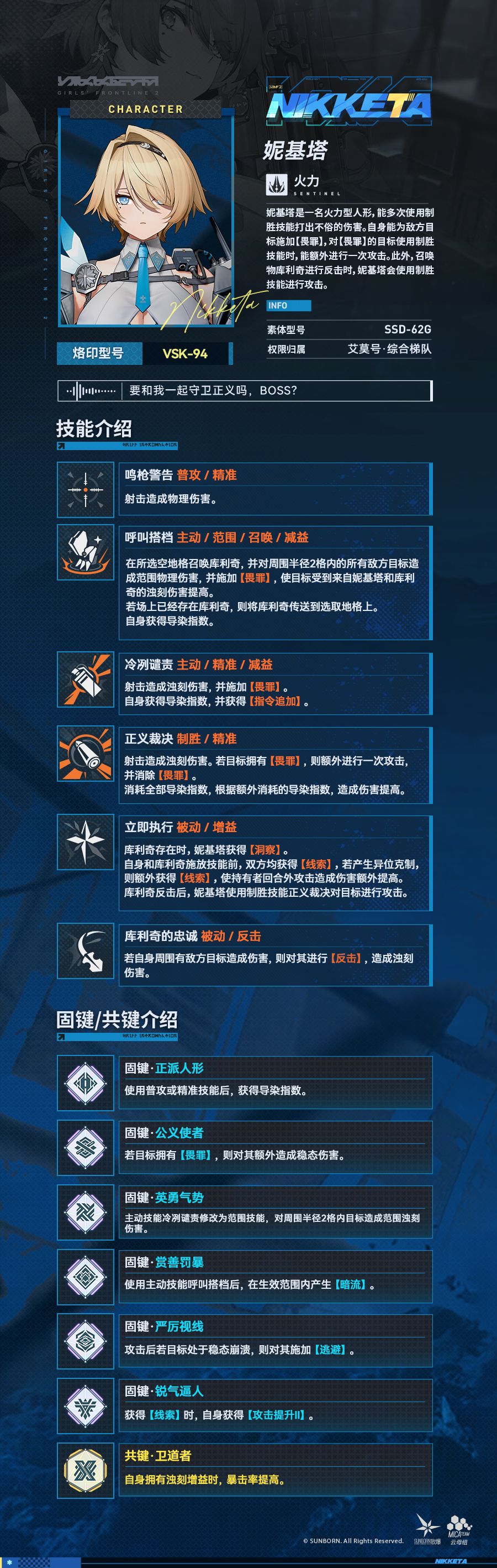 【技能情报】妮基塔技能情报公开! 1