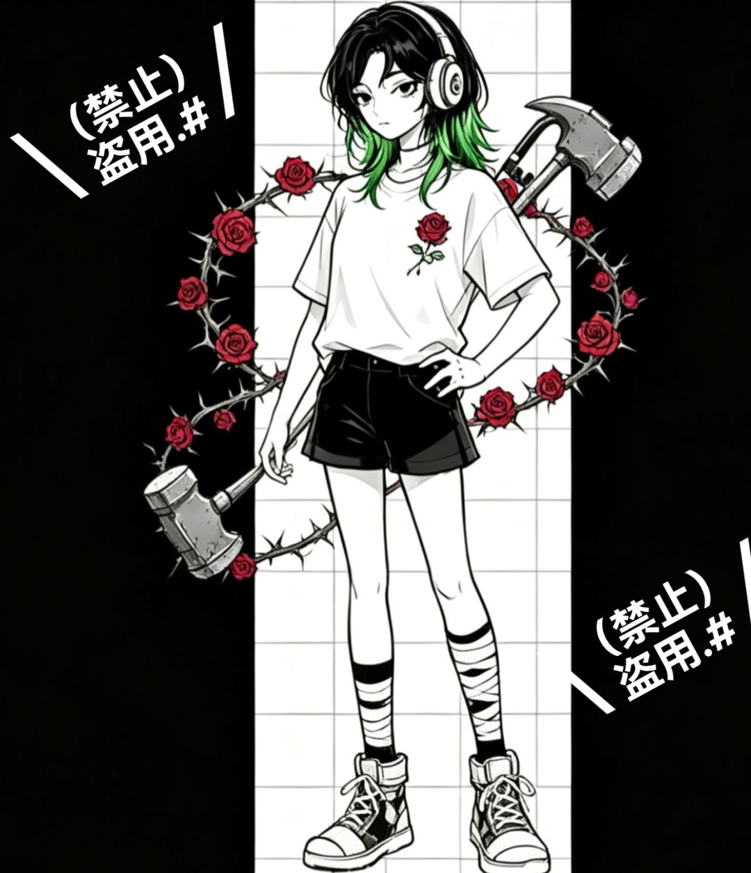 【梦核同人】角色设计截图