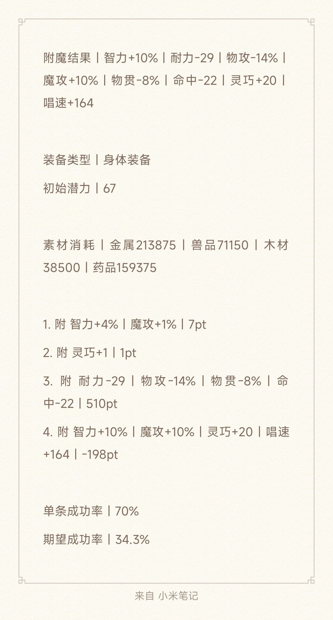 无内鬼,发点鸭血附魔衣。 4