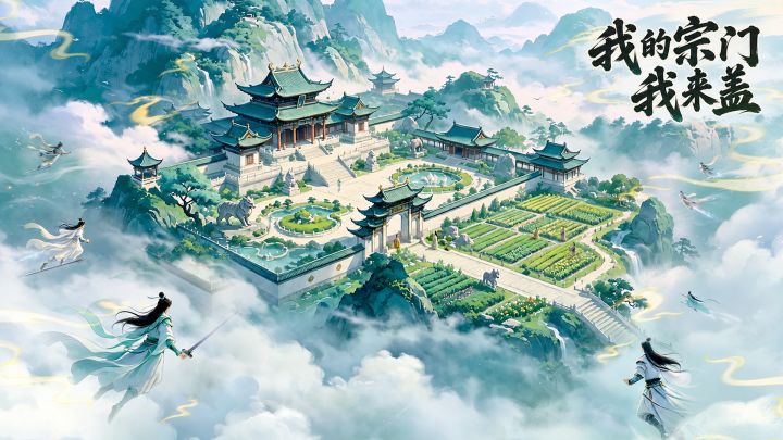 太开派了！DIY自己的宗门，招募弟子让弟子打工种田，有意思~截图
