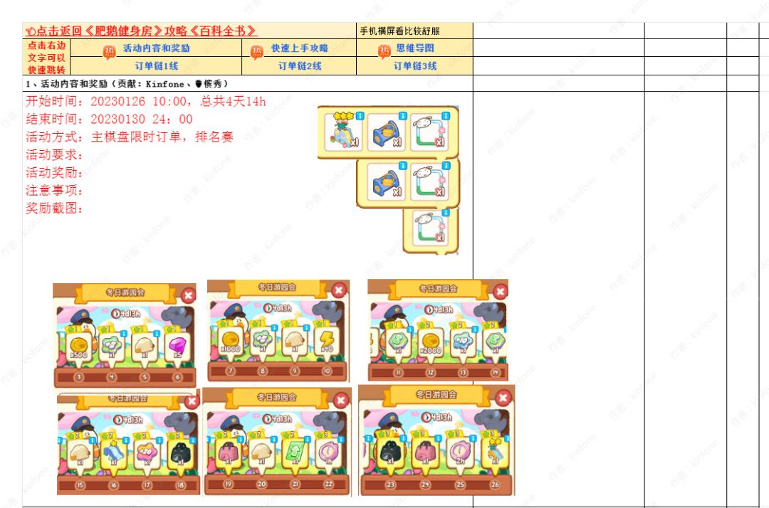 肥鹅|0126《冬日游园会》活动攻略完成99% 2