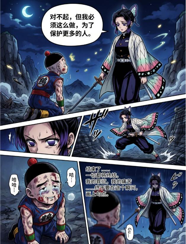 【跨番对决】蝴蝶忍VS 饺子 8