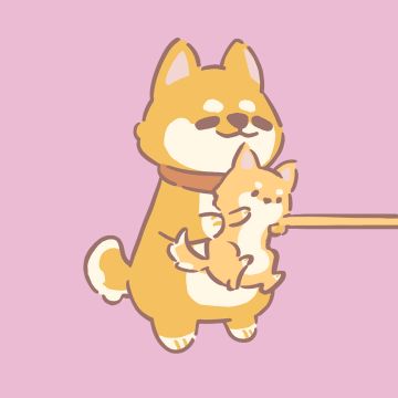 人，手机横过来往下滑，狗有话说