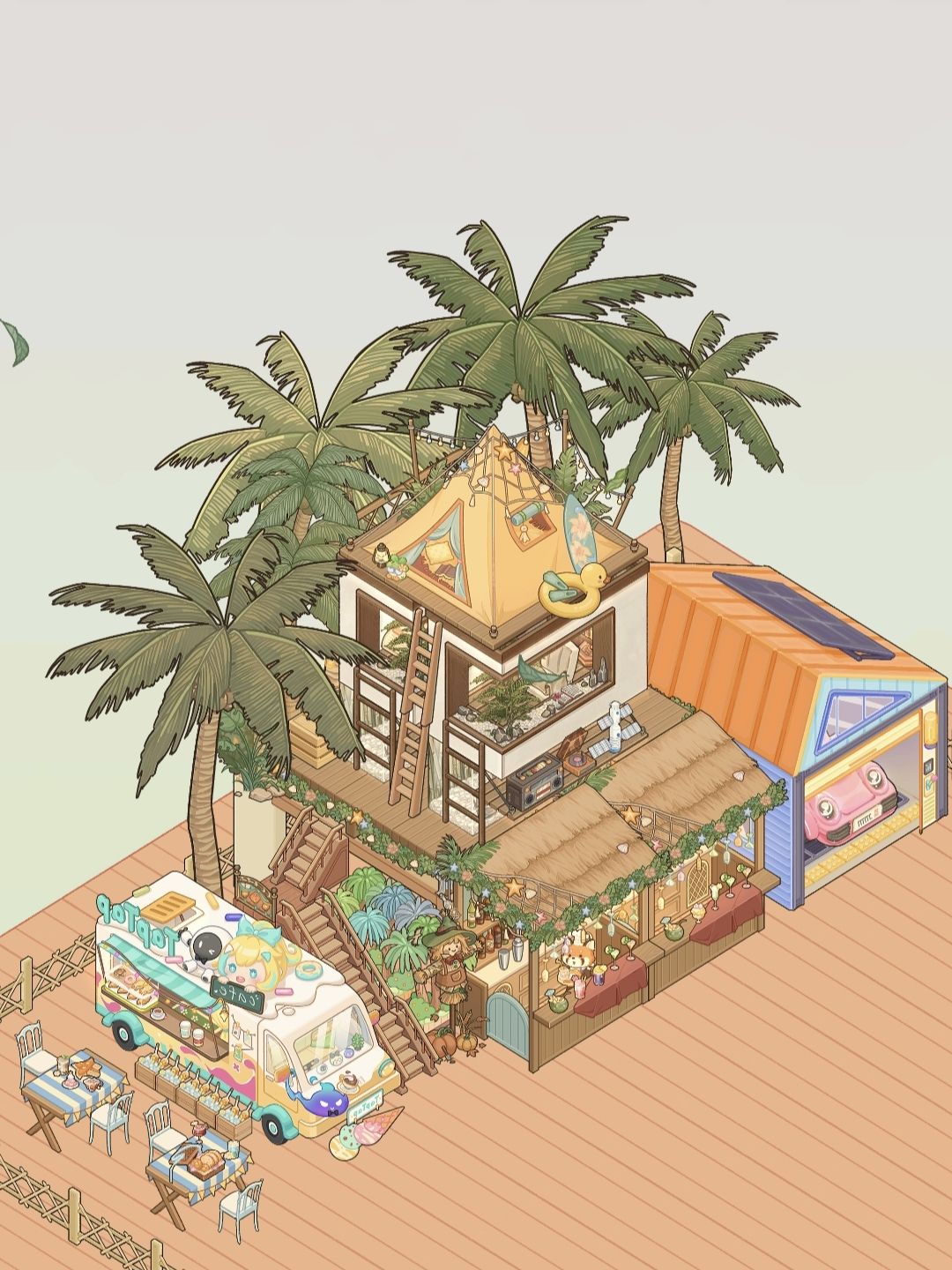 利用枕风小阁做一个海边度假🏡 3