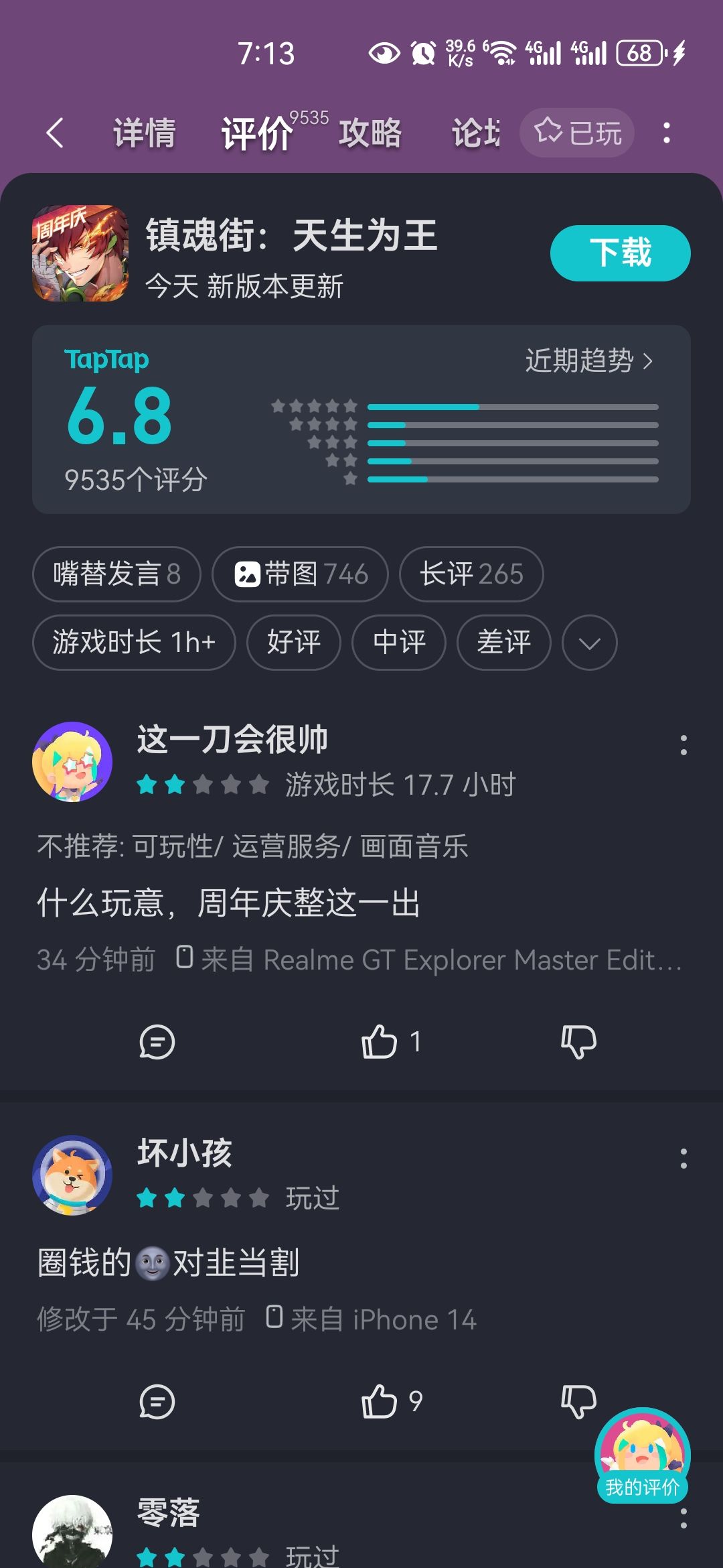 兄弟们加油啊,明天6.5了 1