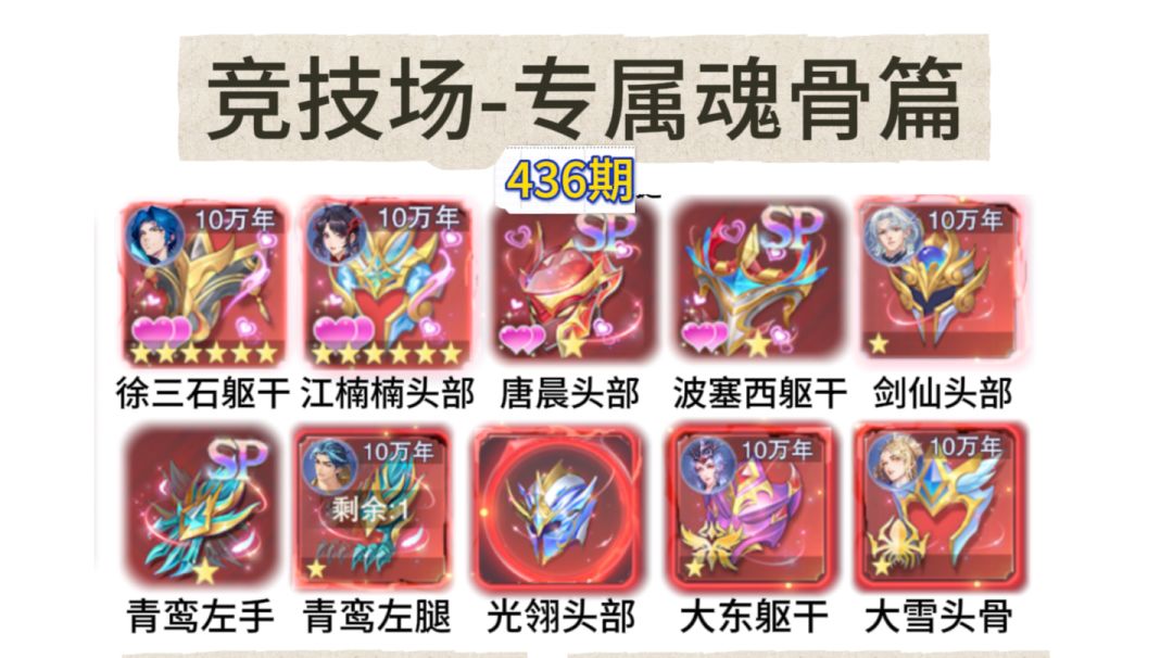 第436期、竞技场魂骨篇截图