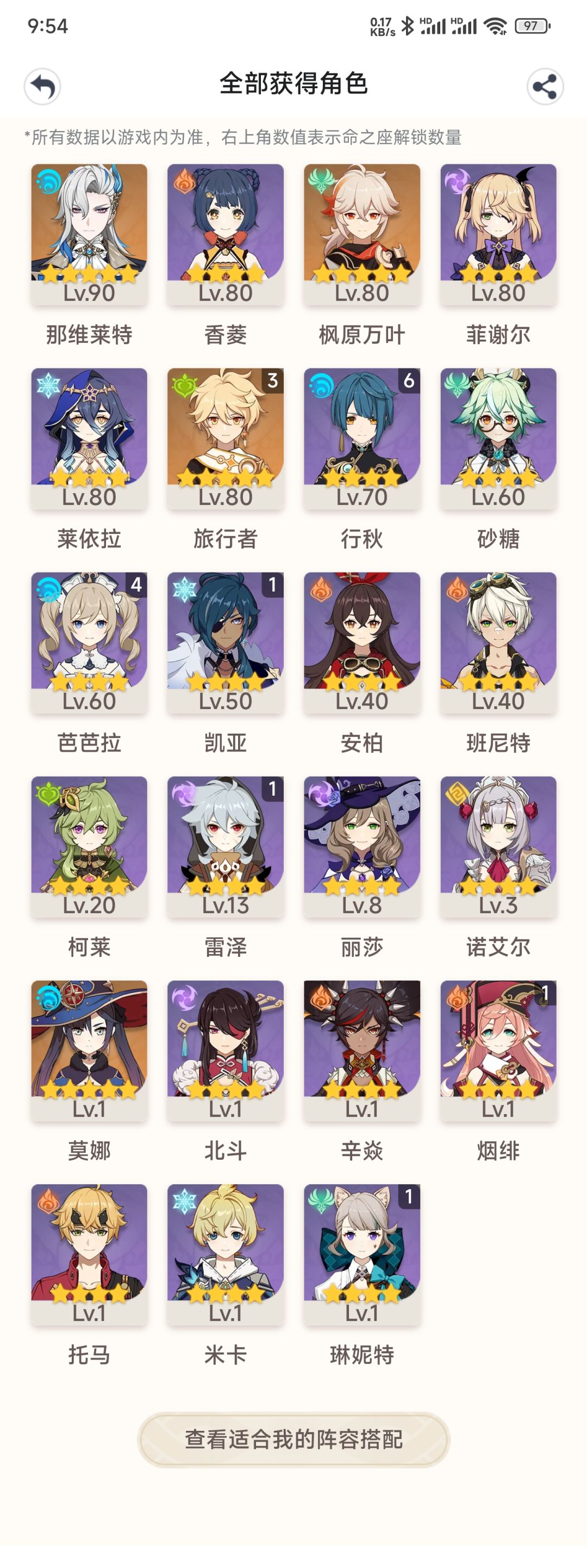 求大佬配两个队打深渊 1