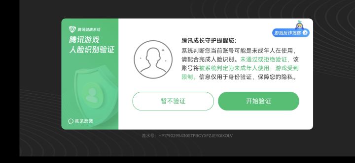 这游戏会弹人脸截图