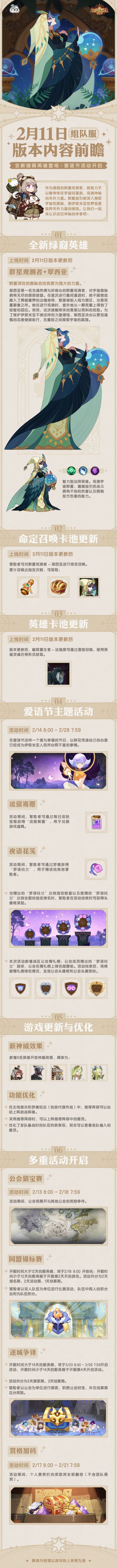 【组队服】版本前瞻 | 全新绿裔将上线