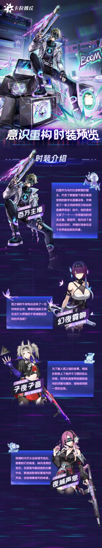 「意识重构-百万主播」 时装预览