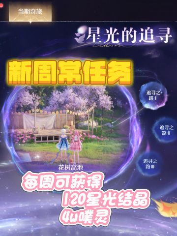 无限暖暖星光的追寻攻略（新周常任务）