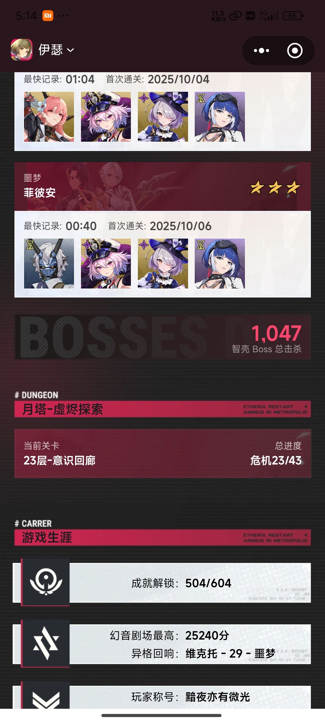 无逆翎,除了炼狱津,其他炼狱副本全打过了 3