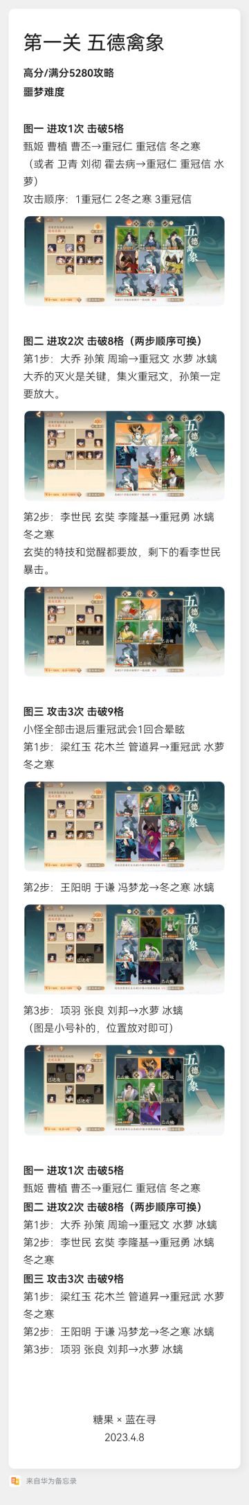 【百象弥新·百象轮转】攻略4