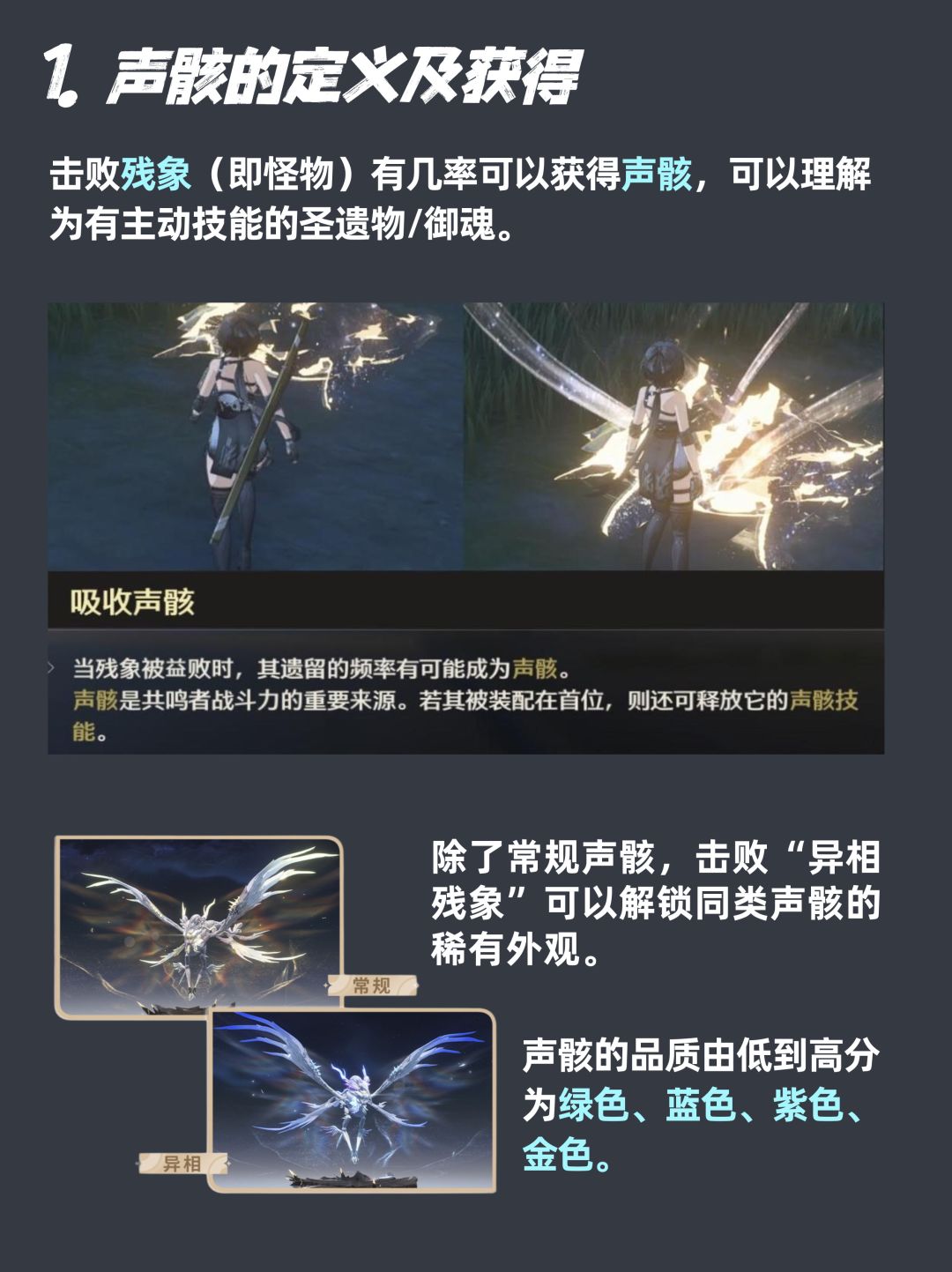 鸣潮萌新入门-带你了解什么是“声骸”。 2