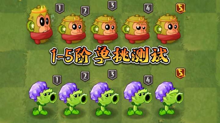 植物大战僵尸：1-5阶伤害测试，猴王vs原神！截图