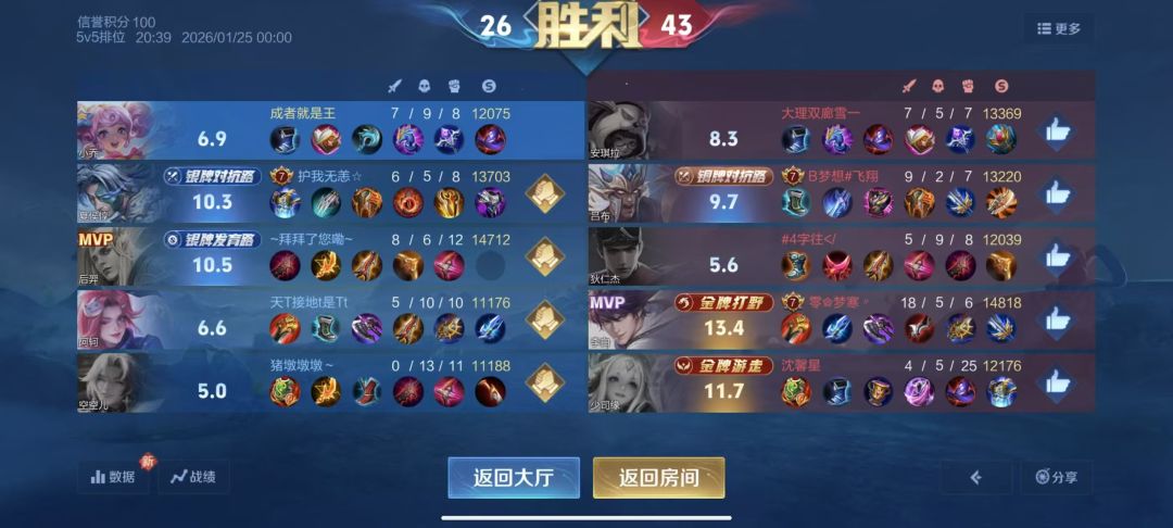 王者荣耀战绩图片9 1