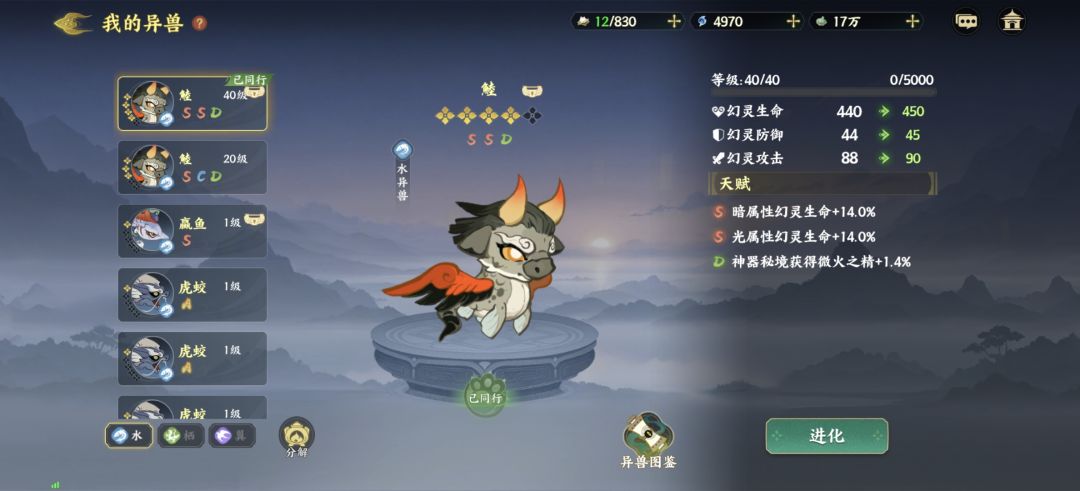 这两幻灵是不是不需要合成 2