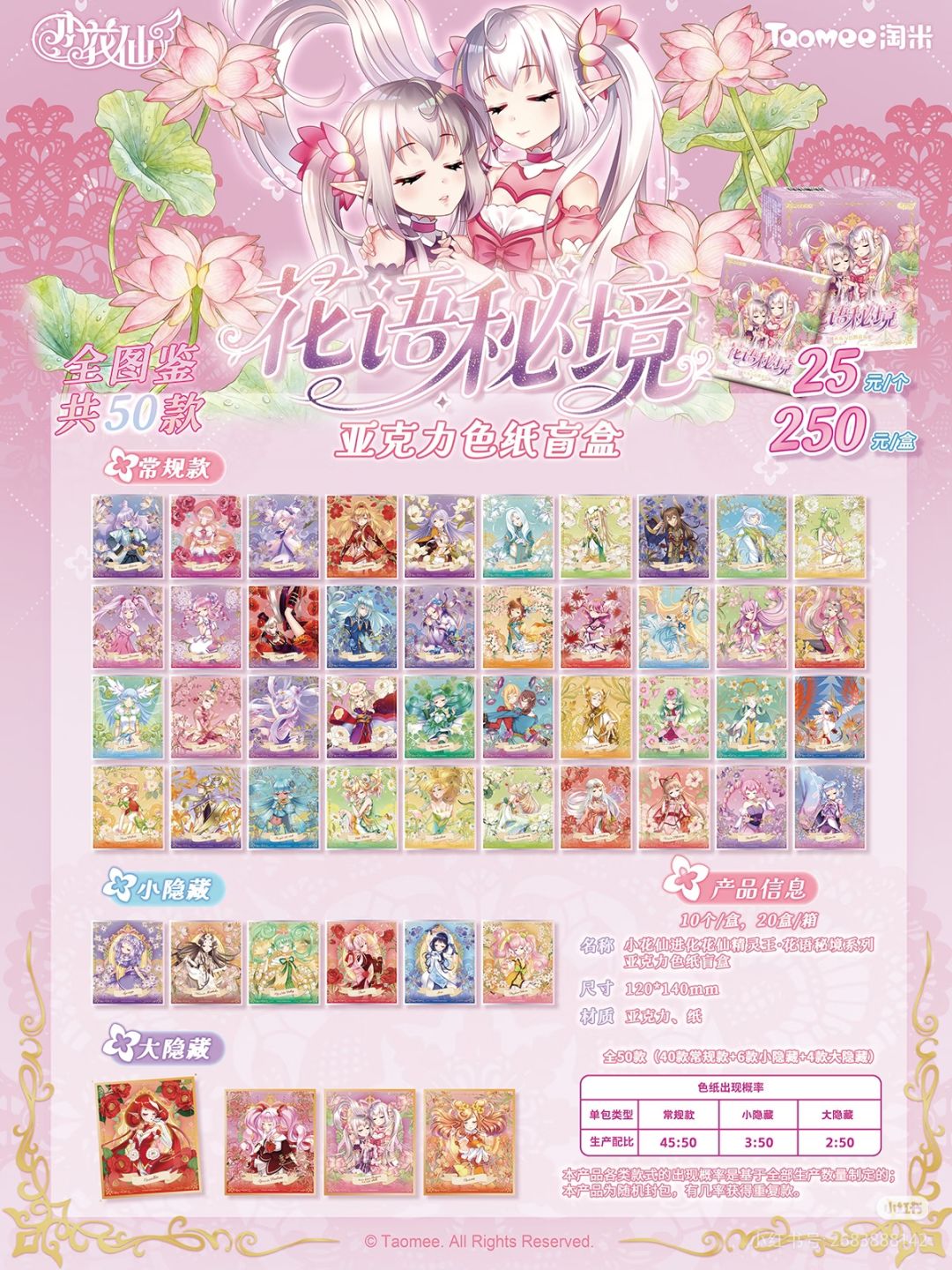 🌸「花语秘境」系列·全图鉴绽放。 2