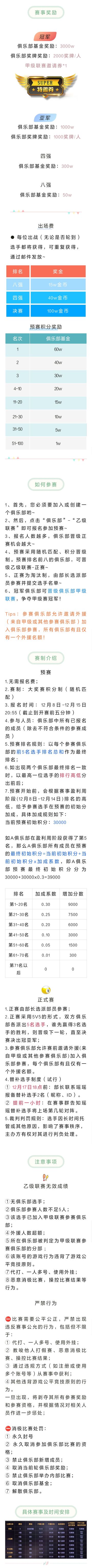 俱乐部乙级联赛细则