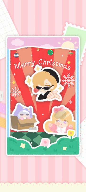 凑齐三宝的人物贴纸了嘿嘿💗💖