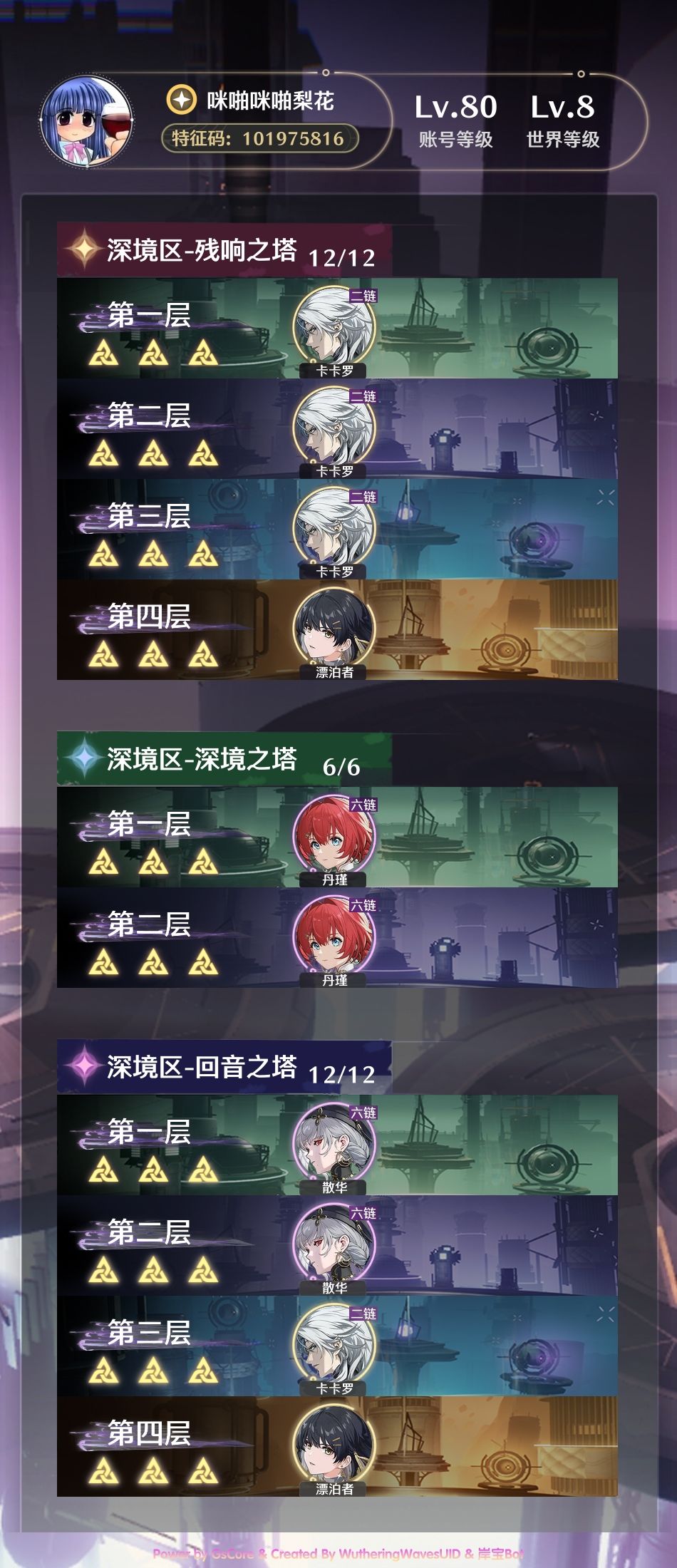 也是没有用限五就单通深塔了 1