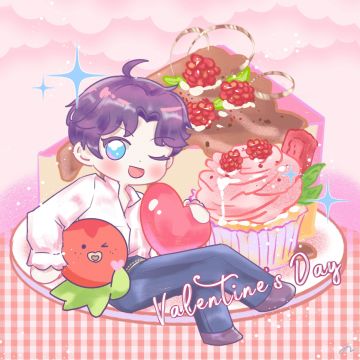 【恋与深空|同人】祁煜✨情人节图图💖