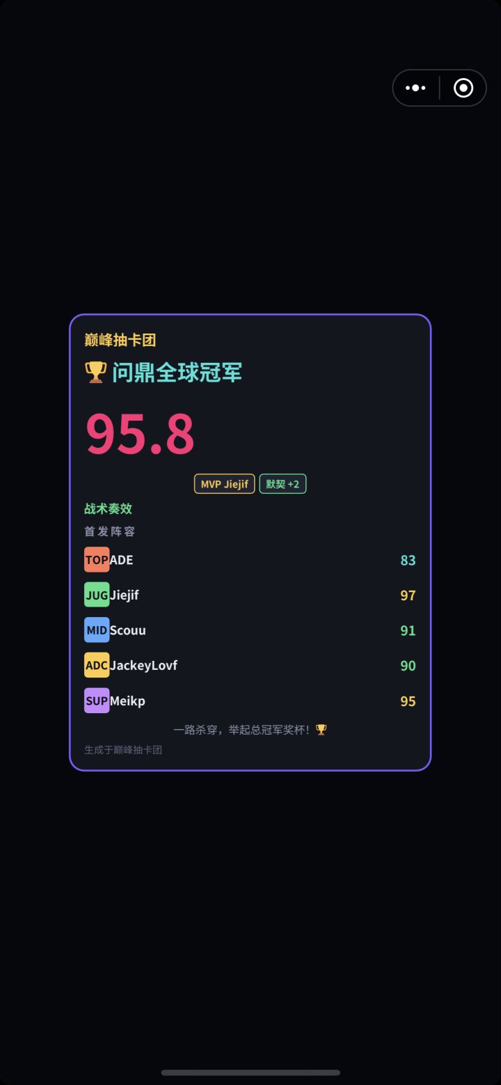 我们还是冠军🏆截图