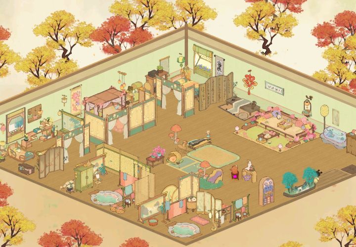 主屋简洁小造景截图