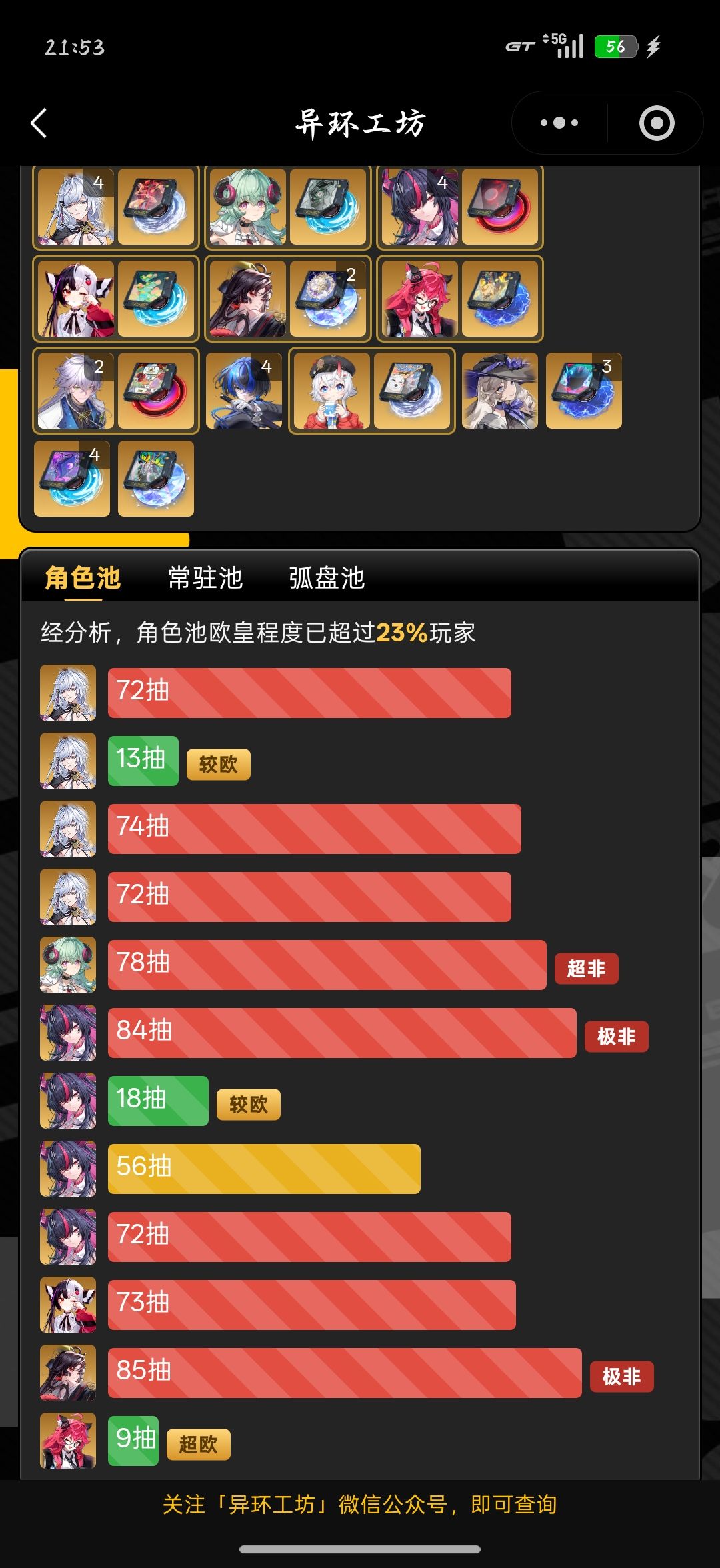 残虹目前是我练度最高的角色 2