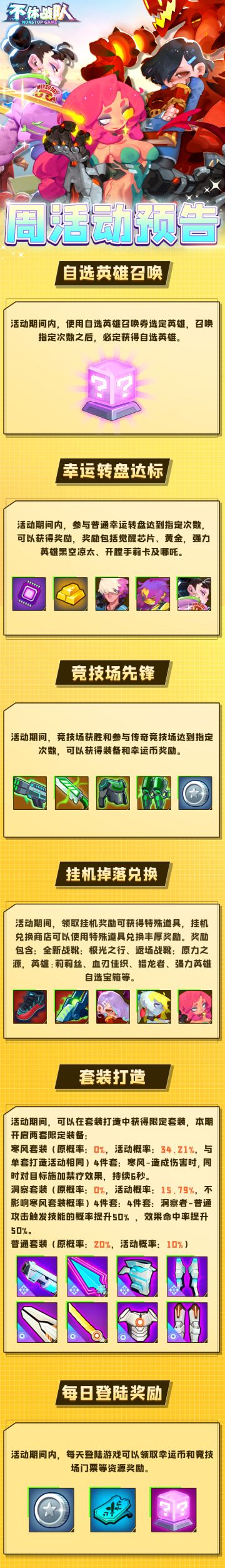 4.1周活动预告（服务器范围: 1~688）