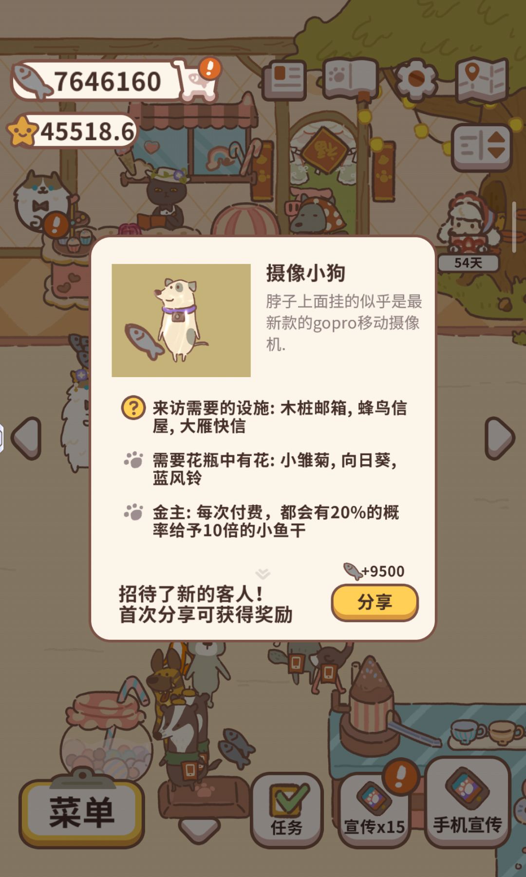 中午12点摄像小狗终于来了! 2