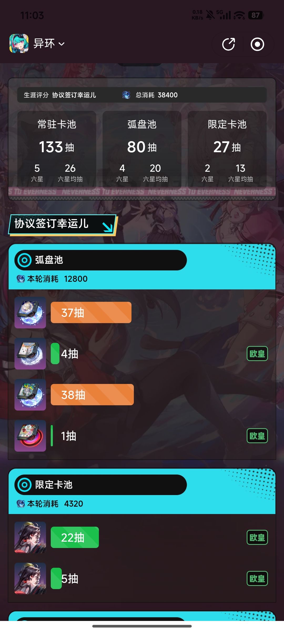 欧非守恒定律 1