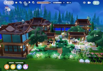 我在心动小镇建出了一个古风古韵的小院！