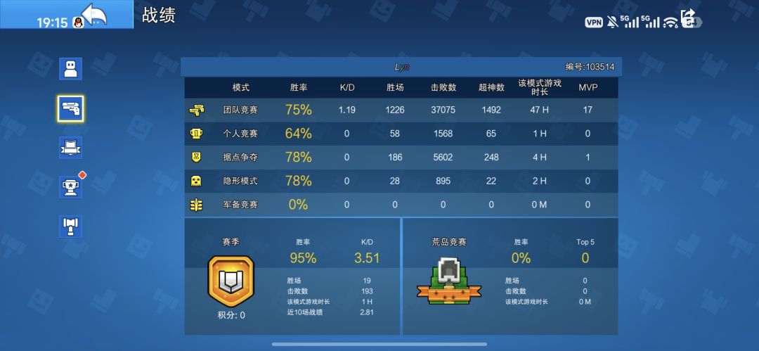国际服单7 3.5白金 国服3.4钻 2