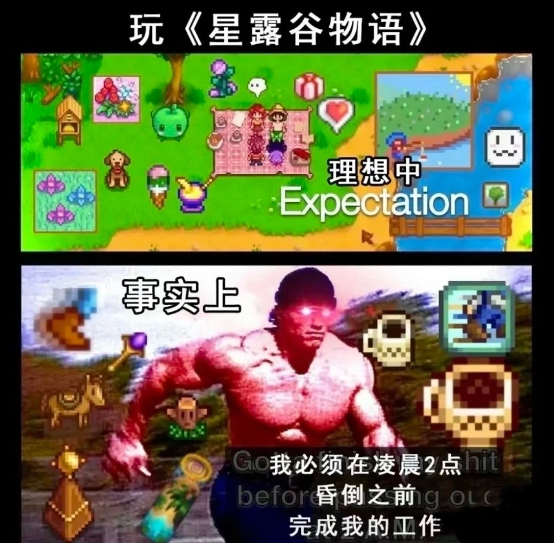 【星露谷梗图】真实感爆棚好吧‼️ 2