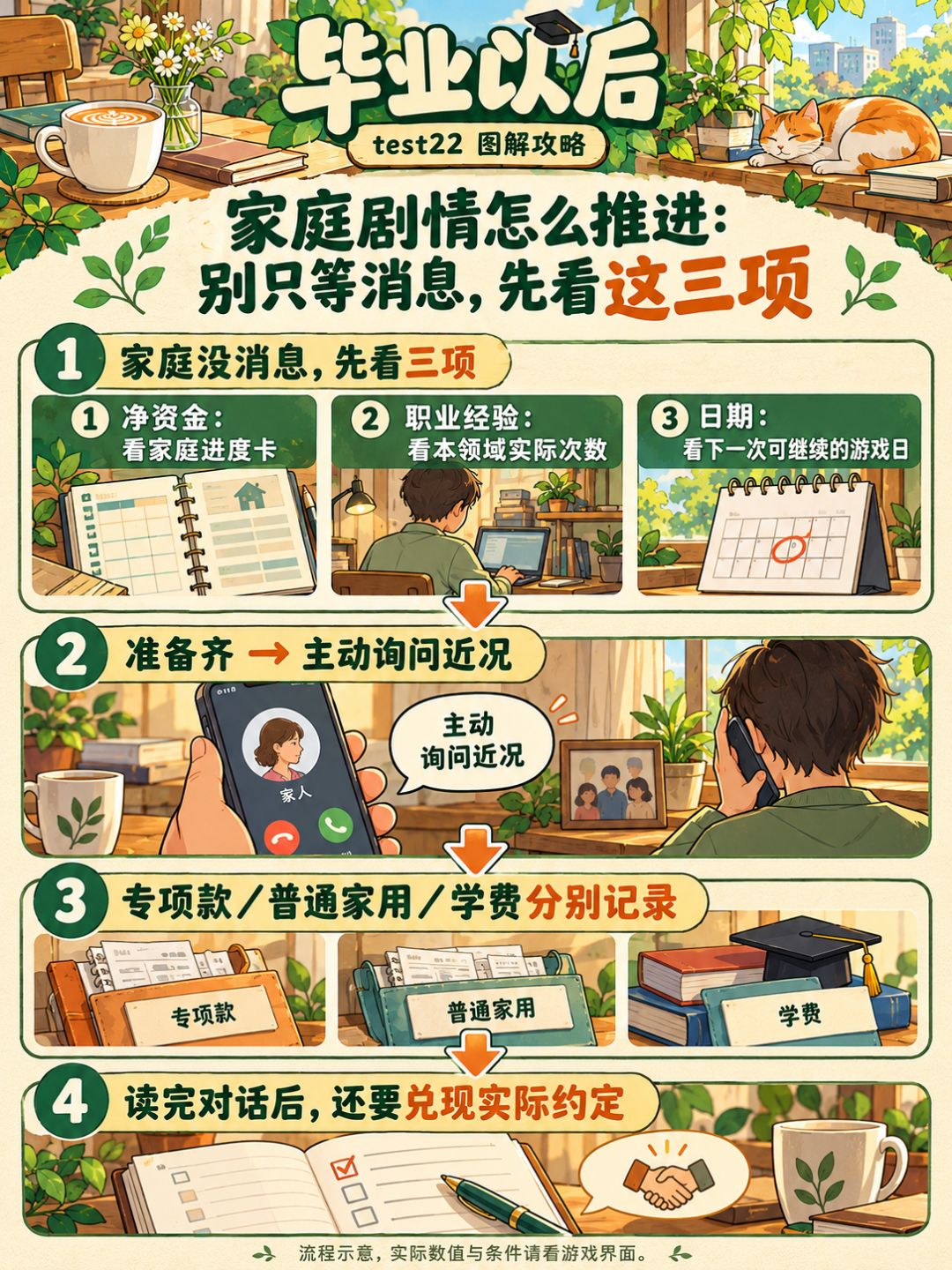 【test22攻略⑤】家庭剧情怎么推进:别只等消息,先看这三项 1